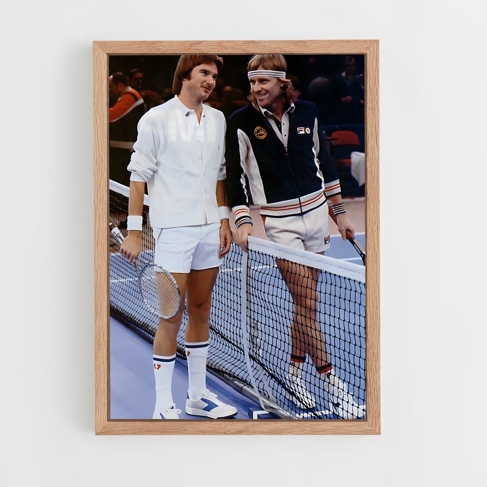 Poster Jimmy de connors – affiche Tennis (vue 4)